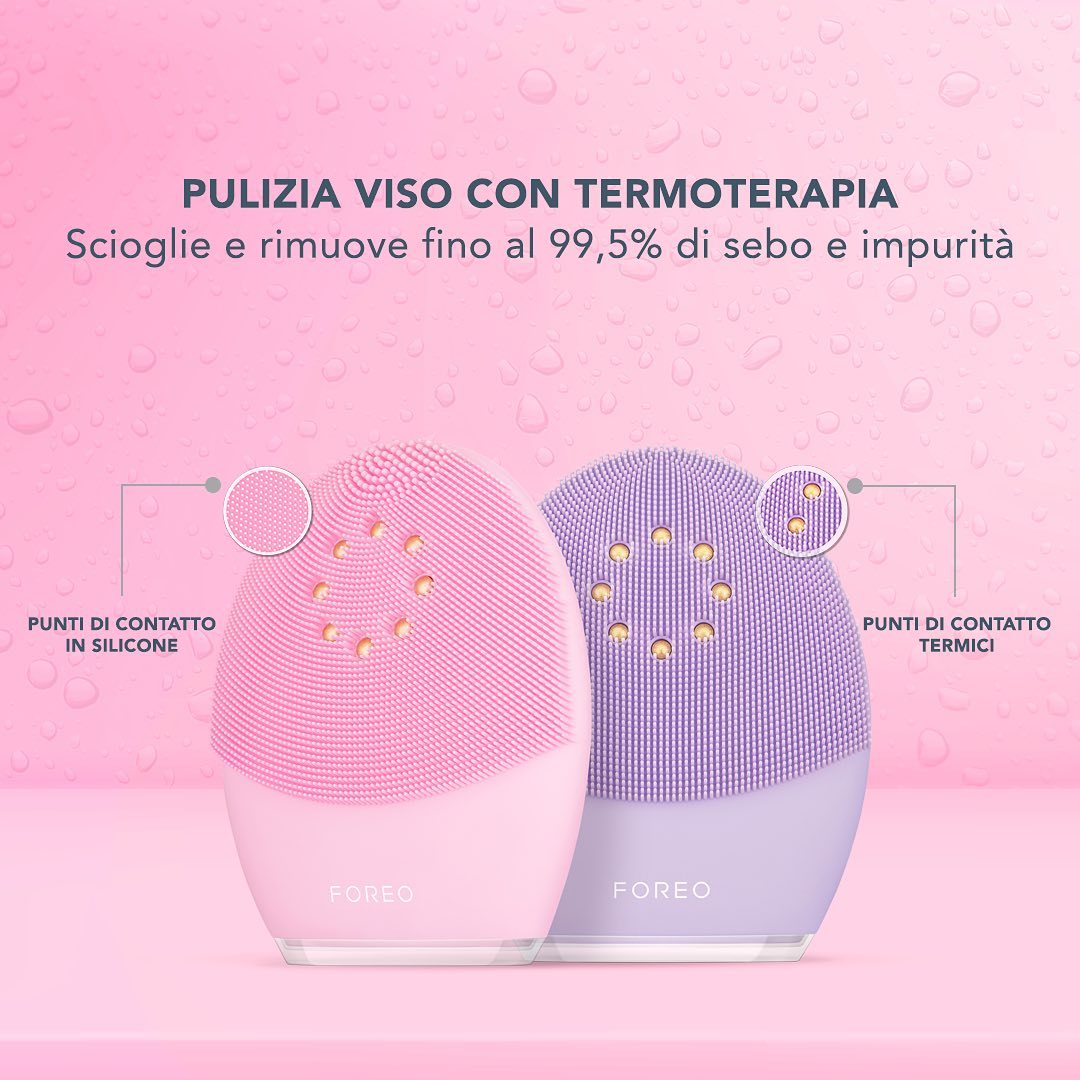 Foreo Luna 3 Plus, detersione termoterapia