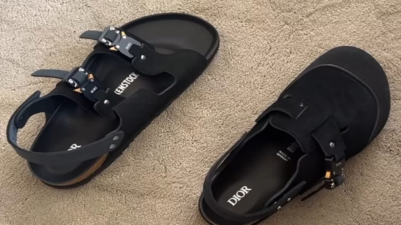 birkenstock dior fedez