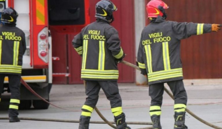 Incendio Trezzo sull'Adda