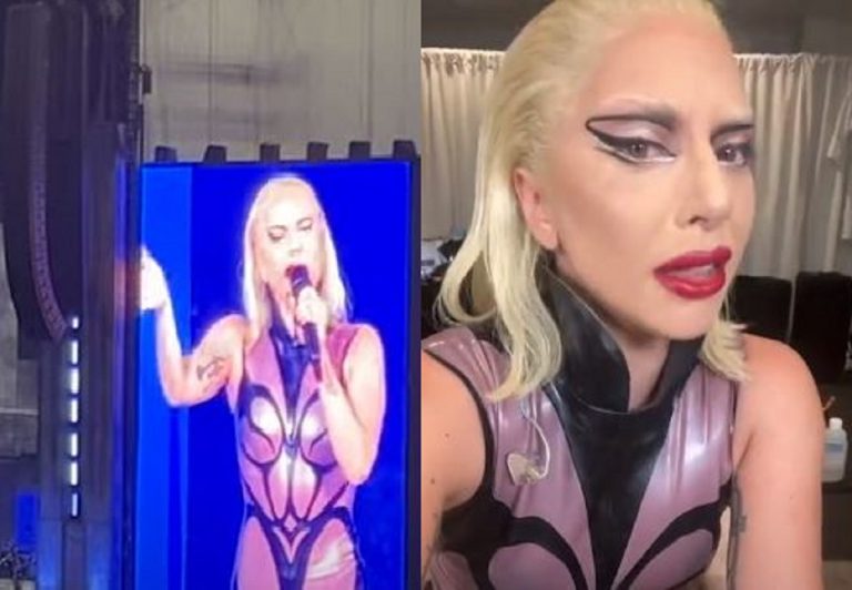 Lady Gaga in lacrime