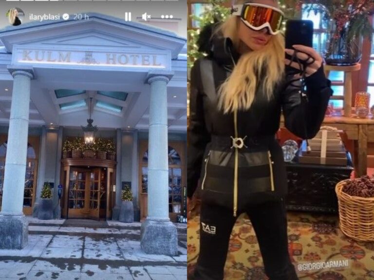 Ilary Blasi St. Moritz