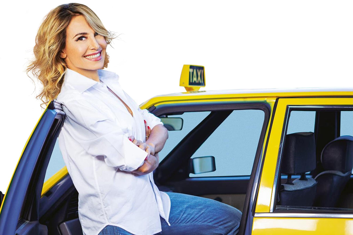 Taxi a due piazza Barbara D'Urso