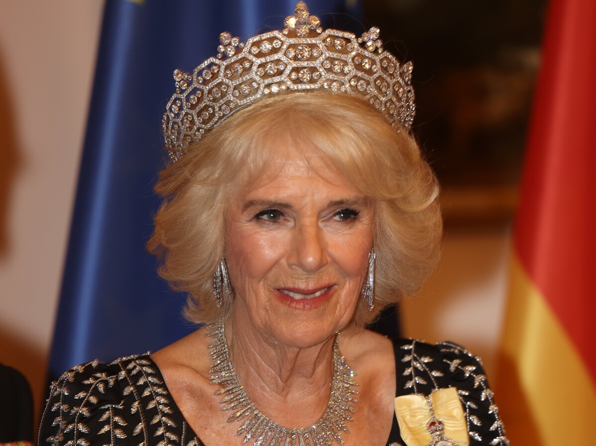 In Germania Camilla Parker indossa la Tiara Greville di Elisabetta II