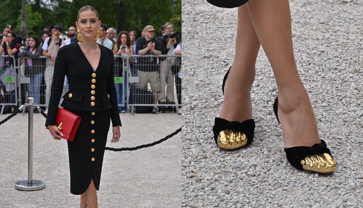 Fashion Week, Valentina Ferragni incanta Parigi: le scarpe con le dita ...