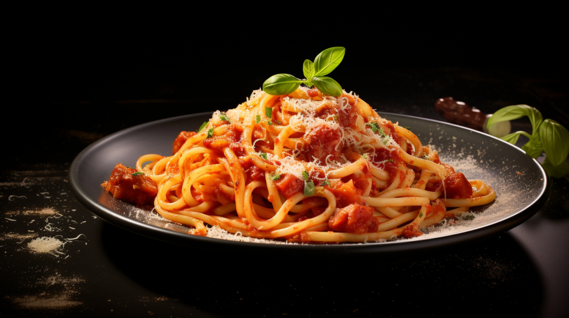 contentcreativestudio realistic photo of a amatriciana dish ca c883a02e 05f6 4d72 9f81 686c1b63f1e1