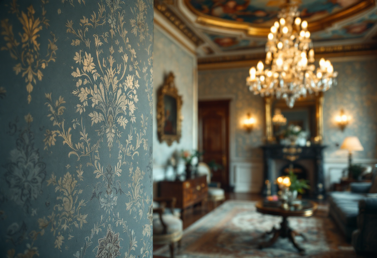 Andrea Duca di York con la Casa Reale Inglese sullo sfondo