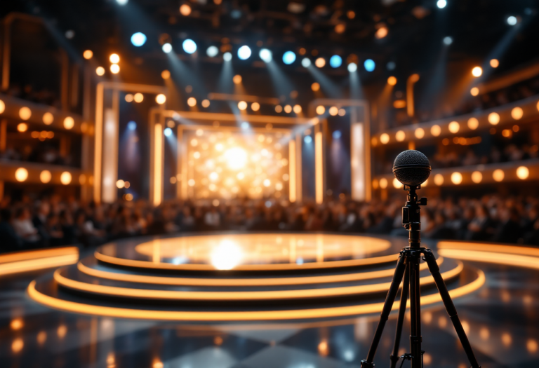 Guillermo Mariotto durante una performance a Ballando con le Stelle