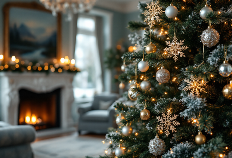 Lady Diana durante le festività natalizie