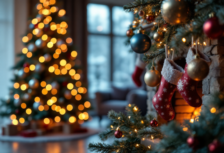 Mariah Carey in un'atmosfera natalizia incantevole