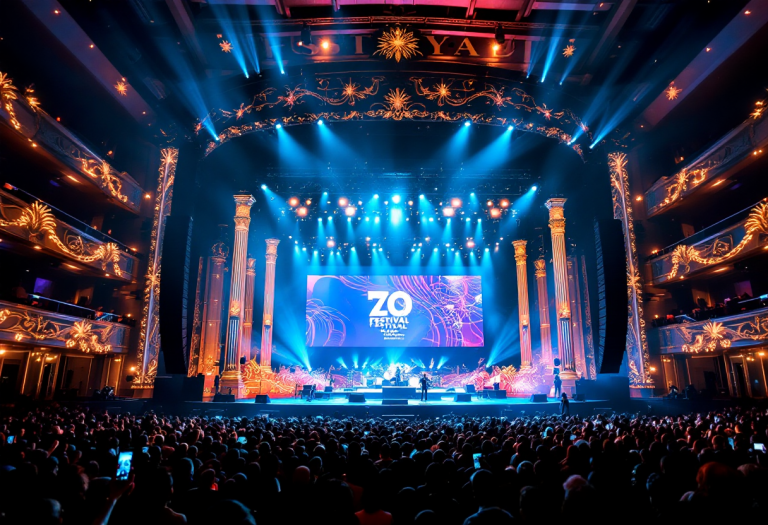 Immagine del Festival di Sanremo 2025 con i big in gara