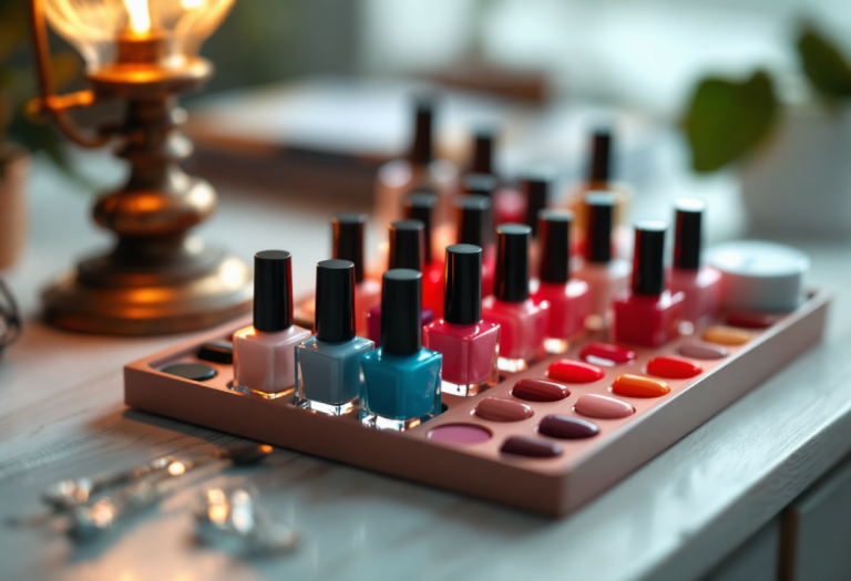 Unghie decorate per Capodanno 2024 con glitter e stile