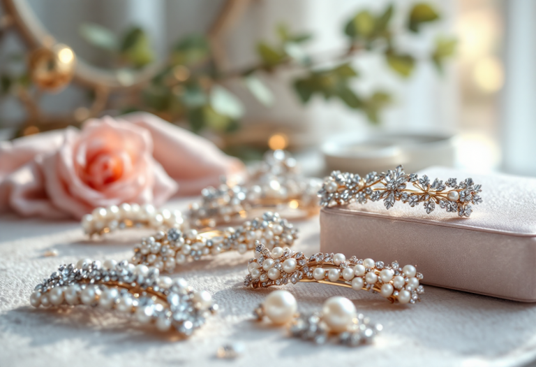 Accessori per capelli che abbelliscono un messy bun