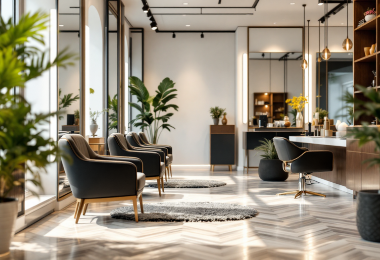 Federico Fashion Style nel suo salone a Sharm el-Sheikh