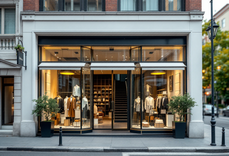 Immagine evocativa del marchio Fiorucci a Milano