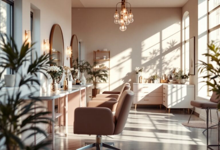 Modello con frangia laterale elegante e moderna