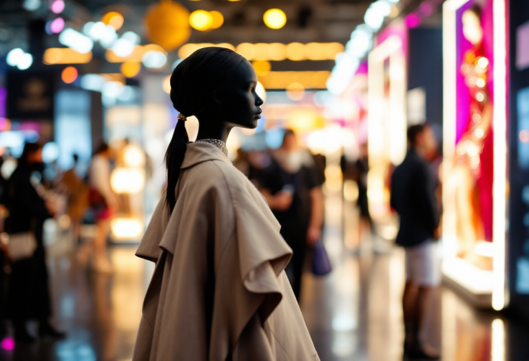 Giulia De Lellis e Tony Effe durante la Fashion Week di Milano