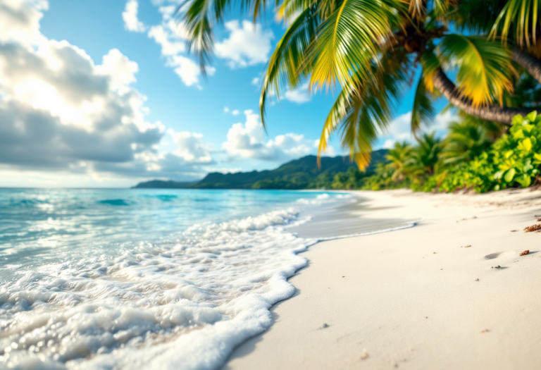 Ilary Blasi e Bastian Muller in vacanza ai Caraibi