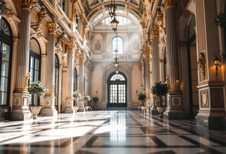 Letizia di Spagna in un elegante abito al Palazzo Reale