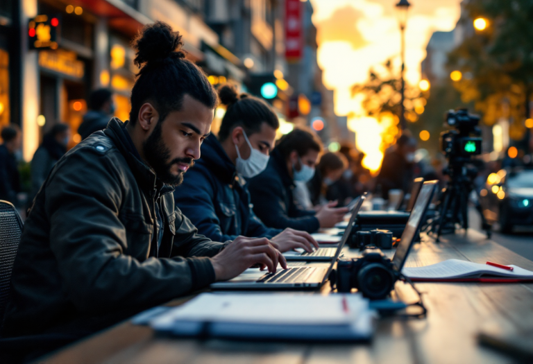 Immagine che rappresenta la libertà di stampa in crisi
