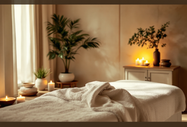 Trattamento di massaggio facciale Oceano per la bellezza