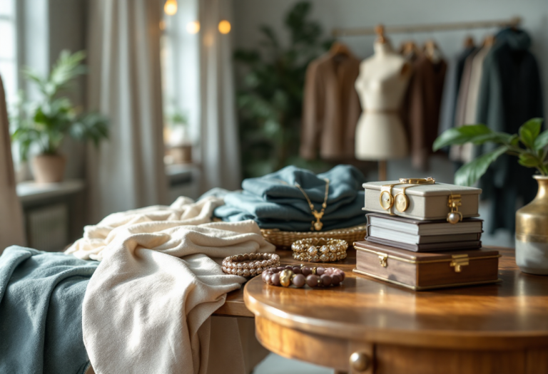 Donna in abito elegante che esprime libertà e identità