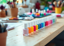 Nail art colorata che riflette identità culturale