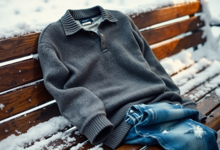 Outfit casual per l'inverno 2025 con giacca e accessori