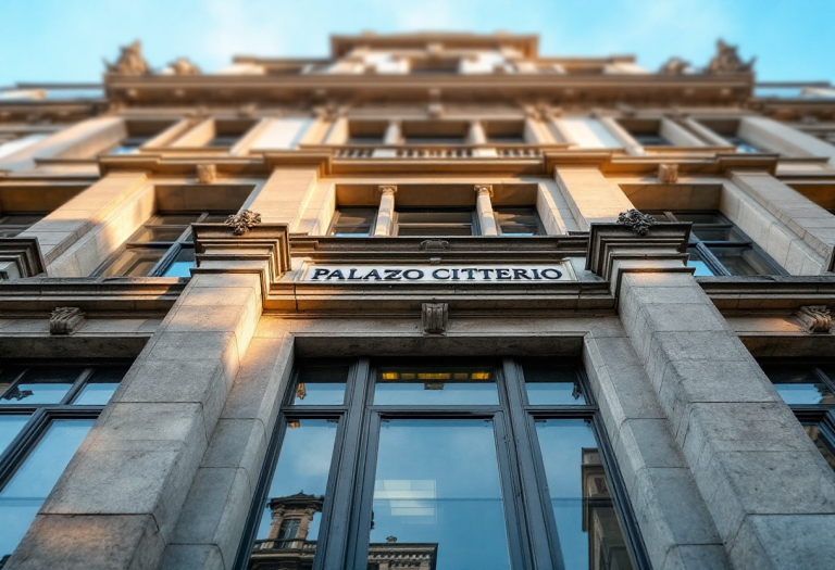 Vista di Palazzo Citterio, un capolavoro a Milano