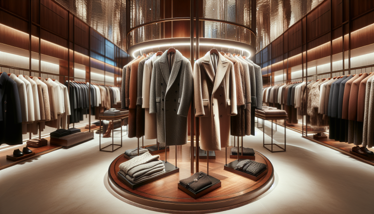 Immagine di moda invernale con capi in saldo