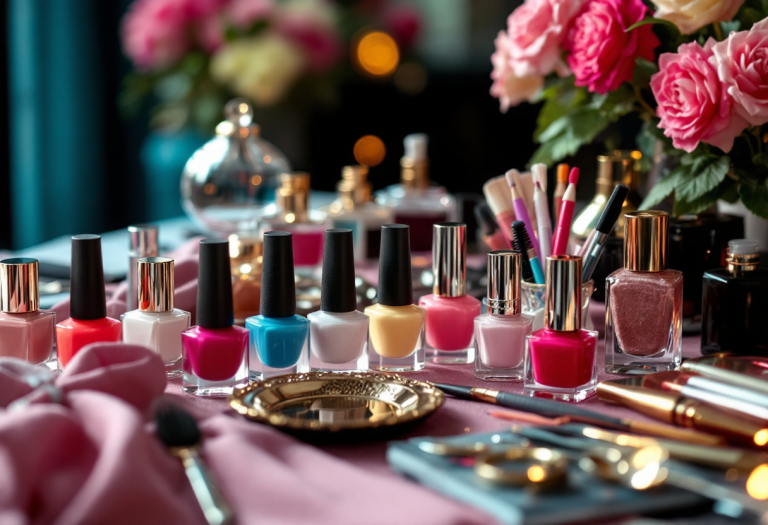 Unghie decorate in stile pop art con colori vivaci