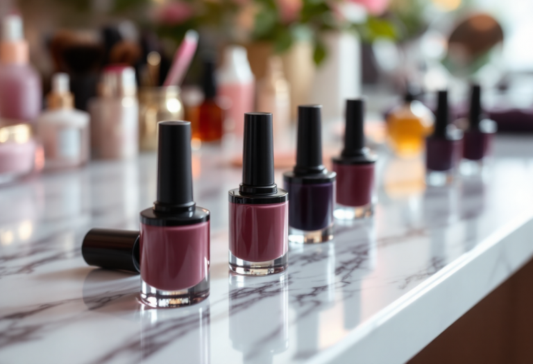 Unghie rosa fragola eleganti e alla moda