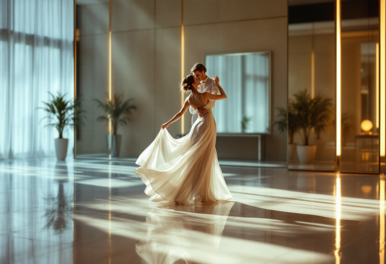 Angelo Madonia in un momento di danza e avventura