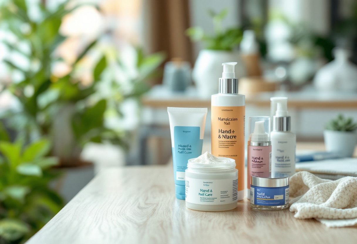 Immagine di mani curate con unghie perfette e smalto