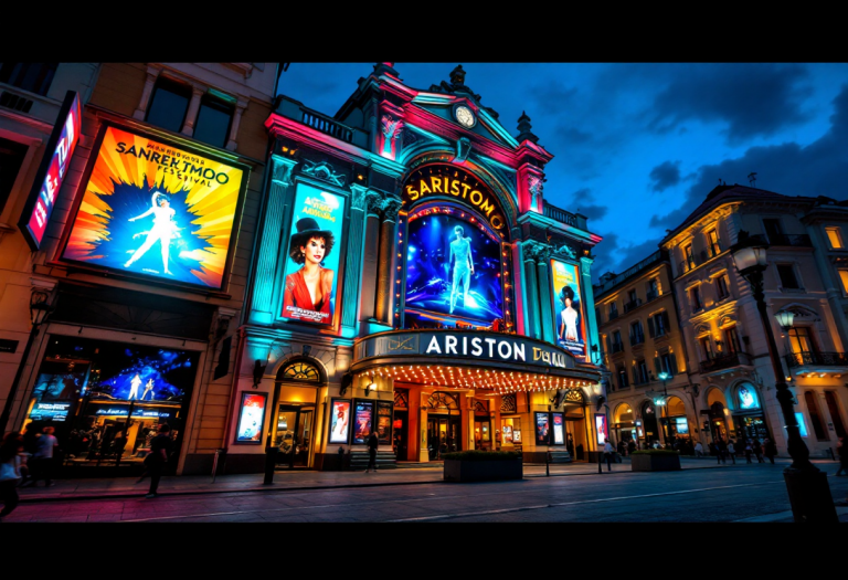 Duran Duran sul palco di Sanremo 2025 durante il loro concerto