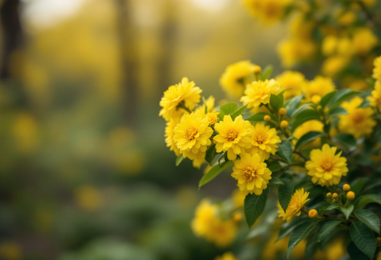 Fiore di Edgeworthia chrysantha in inverno