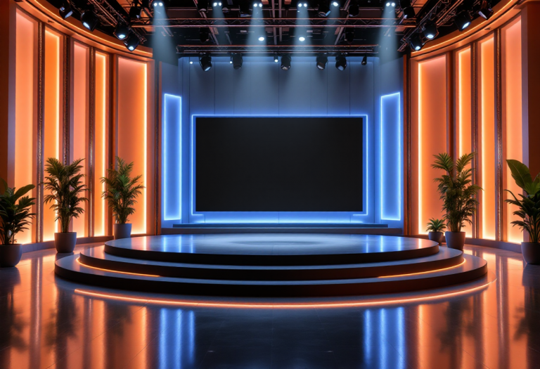 Giorgia e Cristiano Malgioglio sorridono durante l'intervista