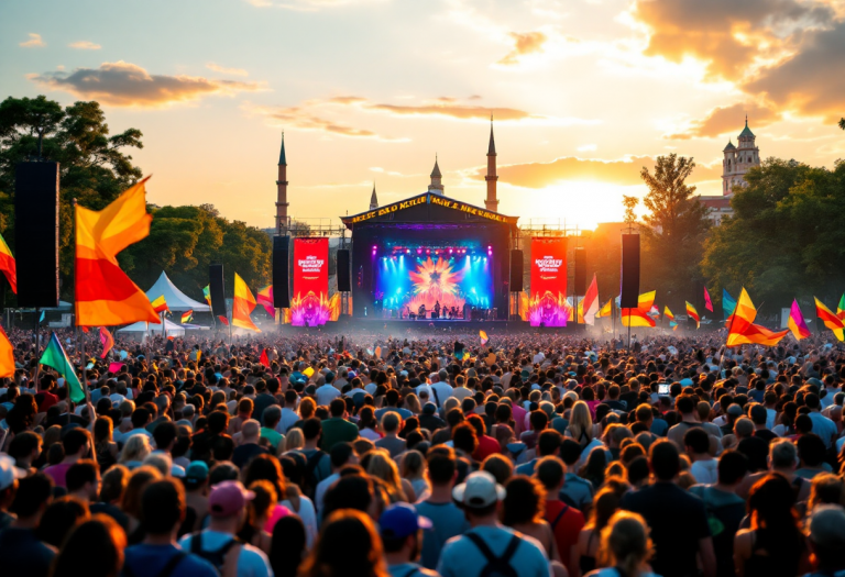 Jovanotti in performance al Festival di Sanremo 2025