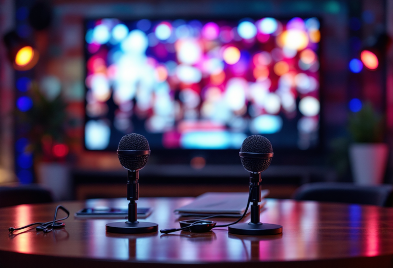 Mara Venier durante la puntata di Domenica In del 23 febbraio