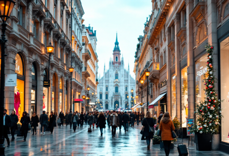 Sfilata di moda durante la Milano Fashion Week 2023