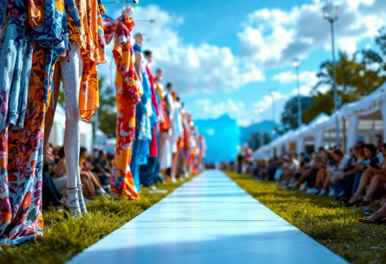 Sfilata di moda sostenibile durante Nairobi Fashion Week 2023