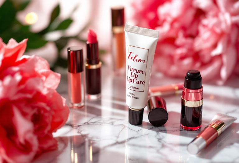 Immagine di prodotti per labbra idratate e morbide