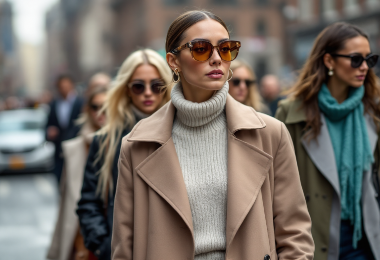 Immagine di tendenze moda street style NYFW 2023