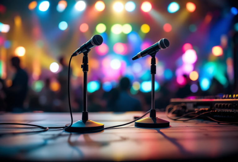 Tommaso Ottomano e Lucio Corsi sul palco di Sanremo 2025