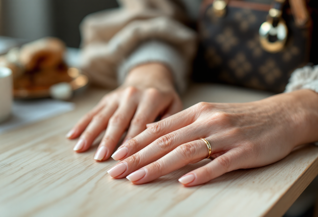 Unghie nude eleganti e raffinate per ogni evento