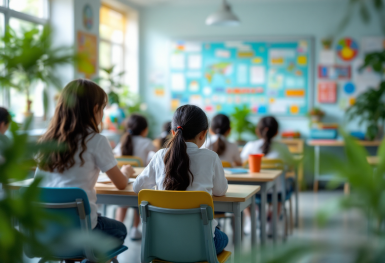 Aurora Ramazzotti con il suo bambino in un momento educativo