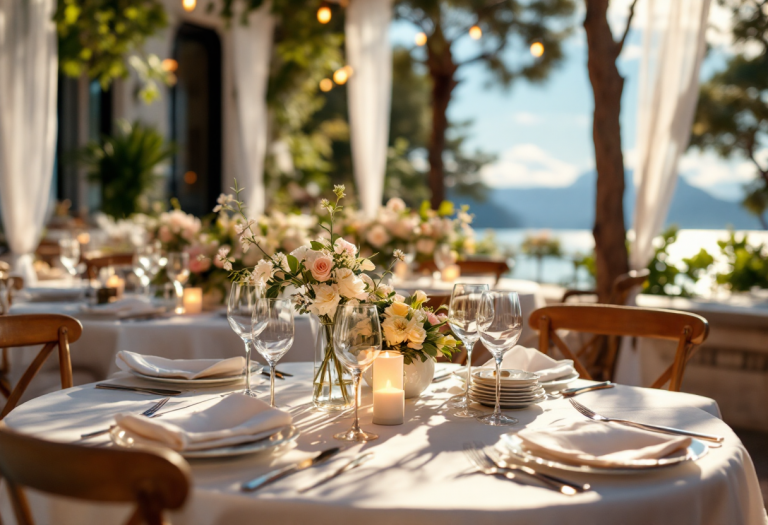 Barbara De Rossi durante un evento legato al matrimonio segreto