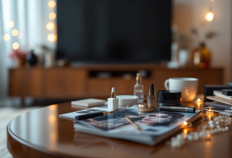 Belen Rodriguez in un momento di conduzione televisiva