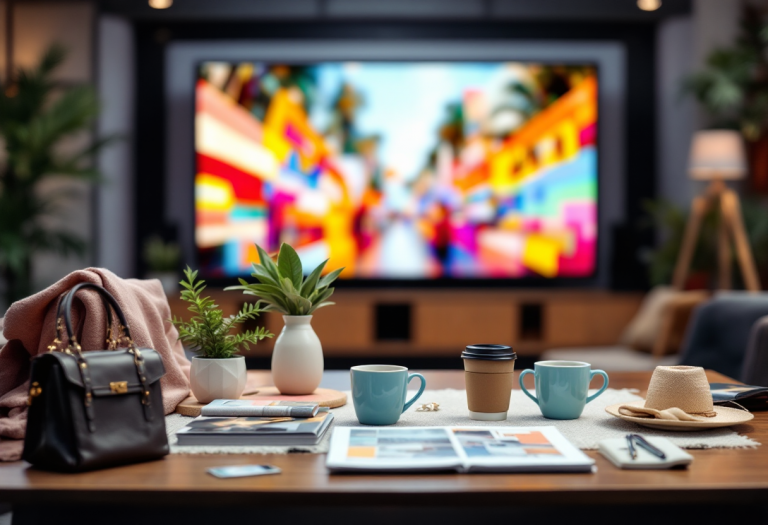 Bianca Guaccero sorridente in un abito estivo