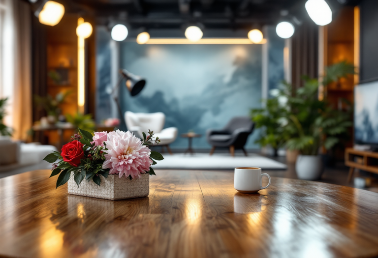 Francesca Fialdini durante la presentazione del programma