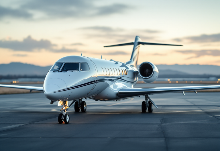 Gianluca Vacchi a bordo del suo jet privato